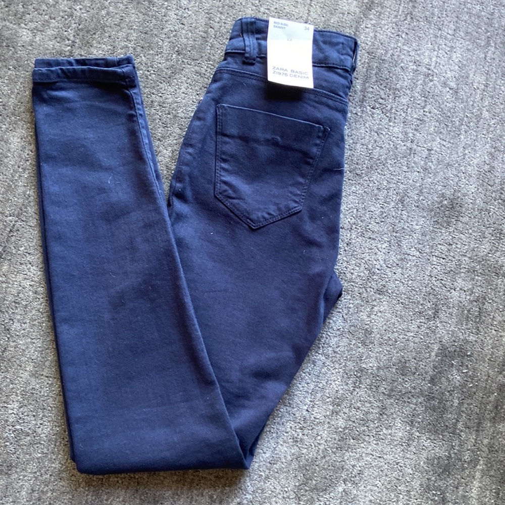 NWT Zara basic denim jeans- super stretch